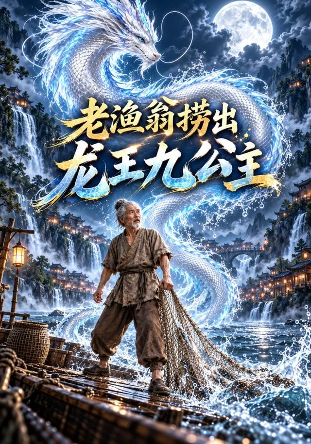 老渔翁捞出龙王九公主