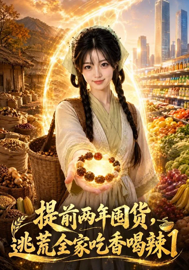 提前两年囤货，逃荒全家吃香喝辣1