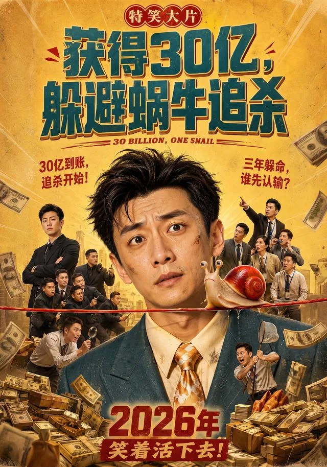 获得30亿，躲避蜗牛追杀