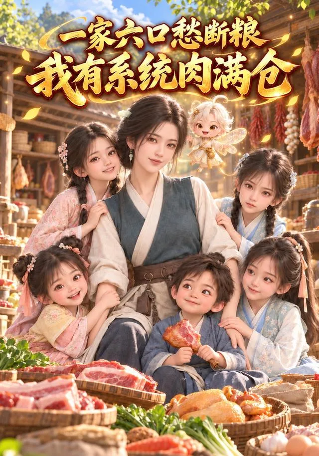 一家六口愁断粮，我有系统肉满仓