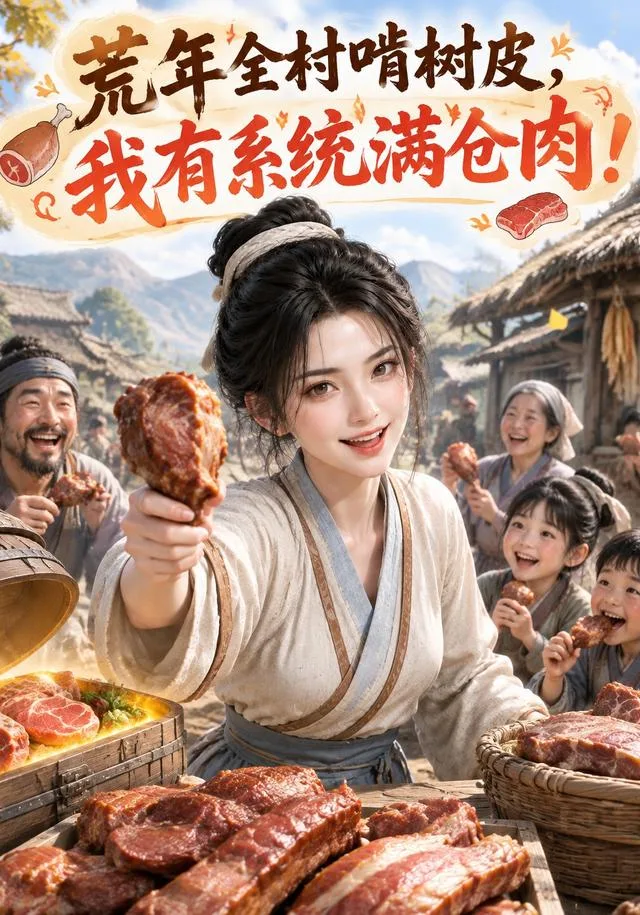 荒年全村啃树皮，我有系统满仓肉！