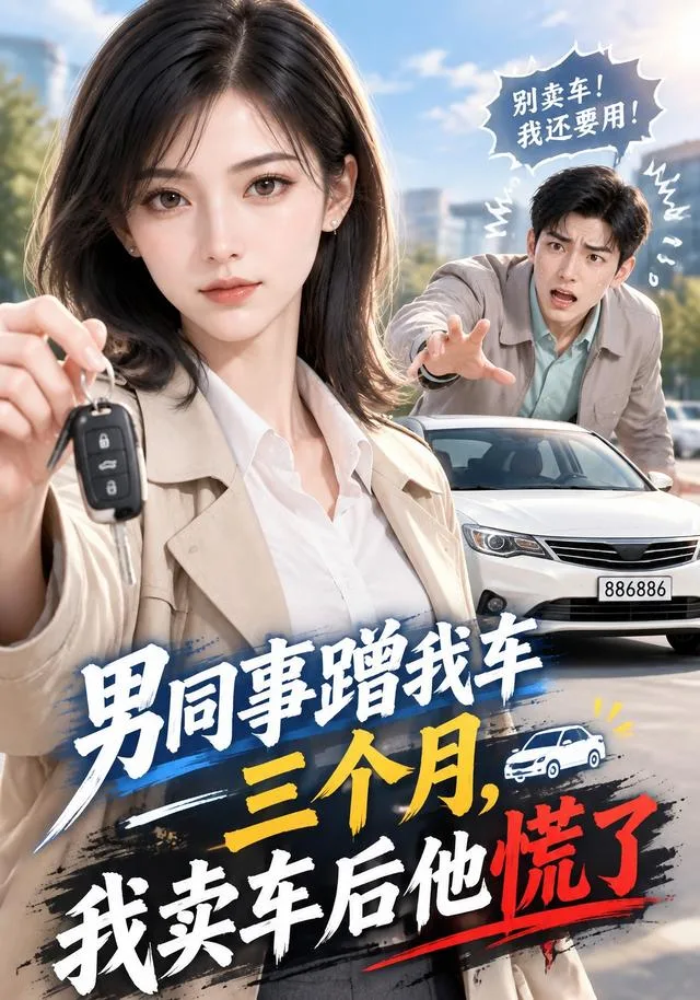 男同事蹭我车三个月，我卖车后他慌了
