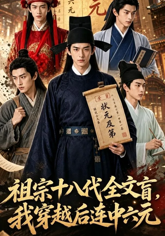 祖宗十八代全文盲，我穿越后连中六元