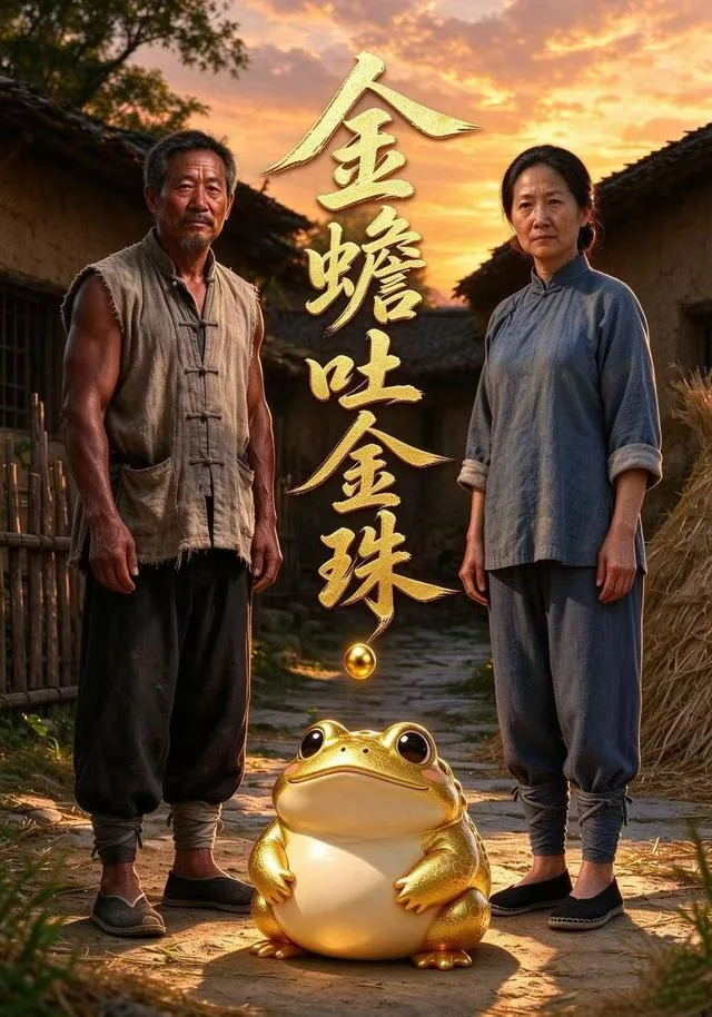 金蟾吐金珠