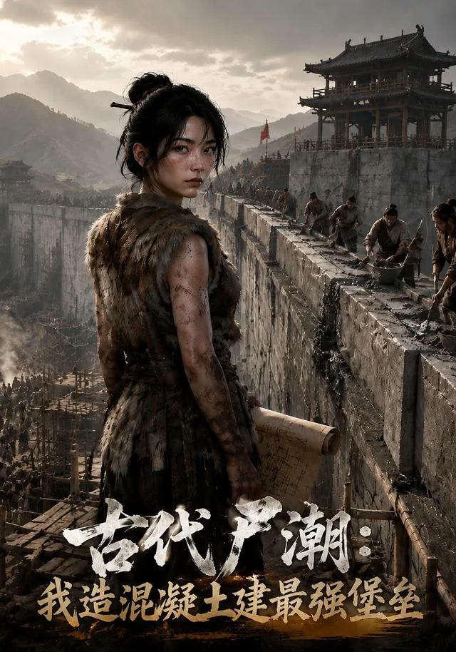 古代尸潮我造混凝土建最强堡垒