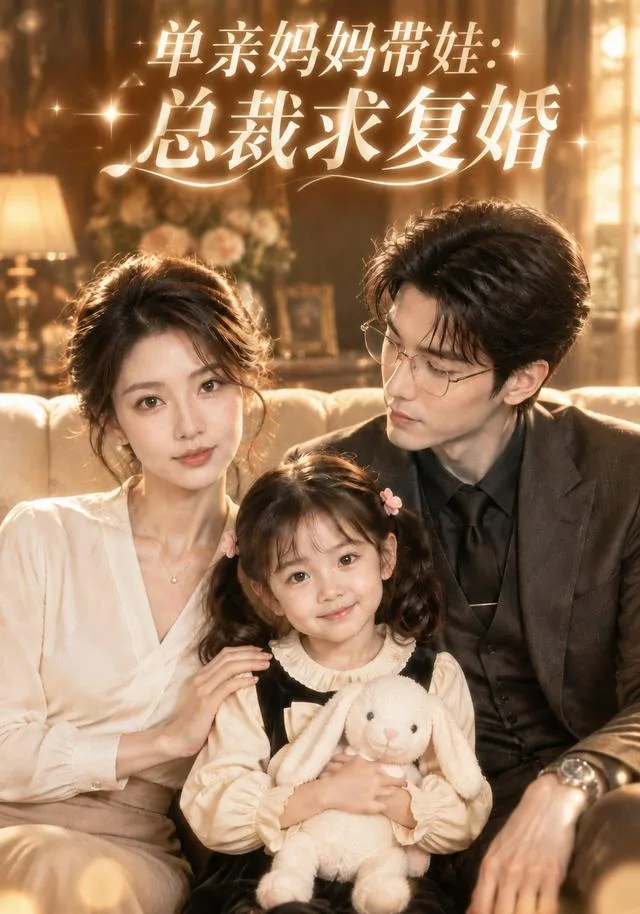 单亲妈妈带娃，总裁求复婚