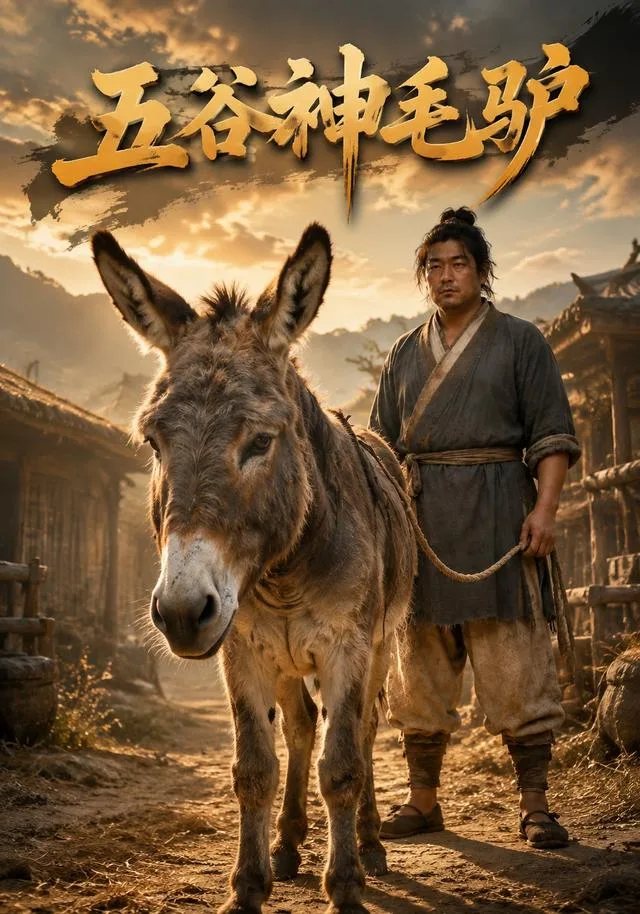 五谷神毛驴