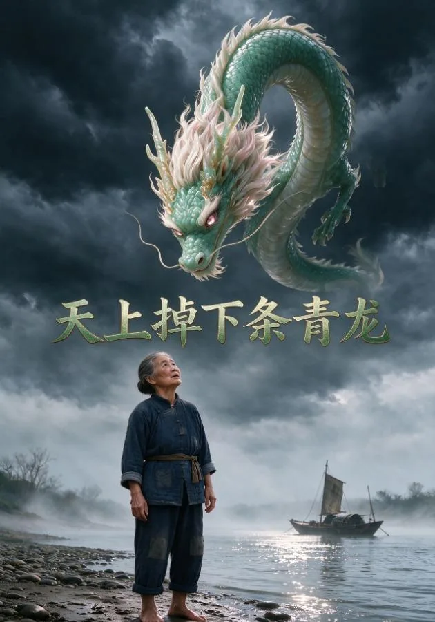 天上掉下条青龙
