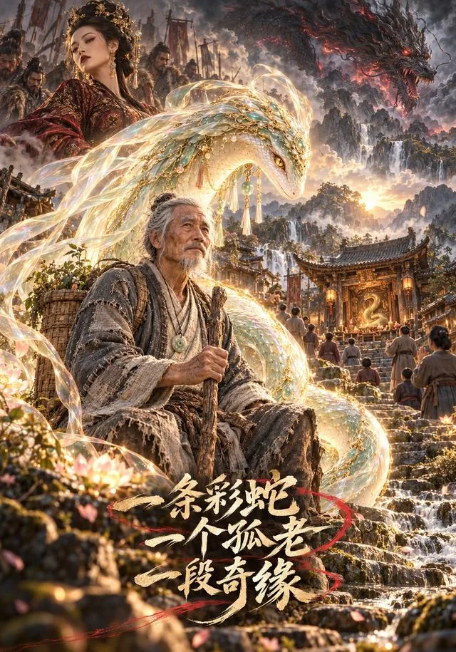 一条彩蛇一个孤老一段奇缘