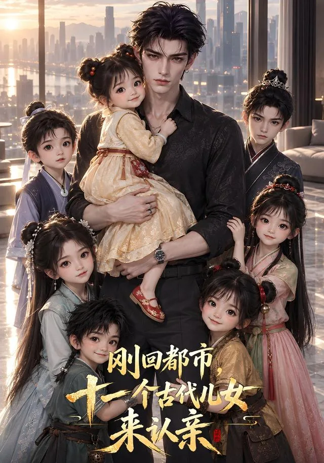 刚回都市，十一个古代儿女来认亲