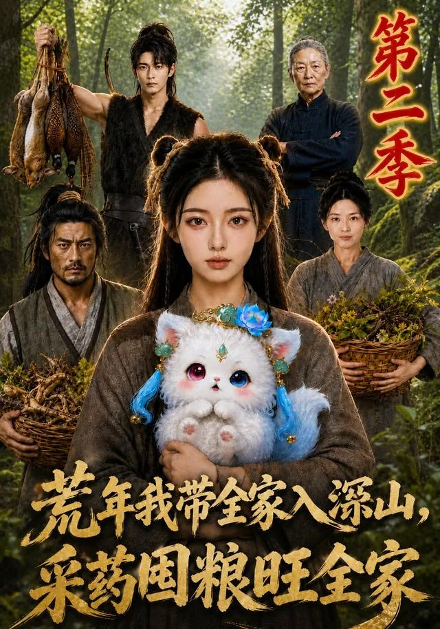 荒年我带全家入深山，采药囤粮旺全家第二季