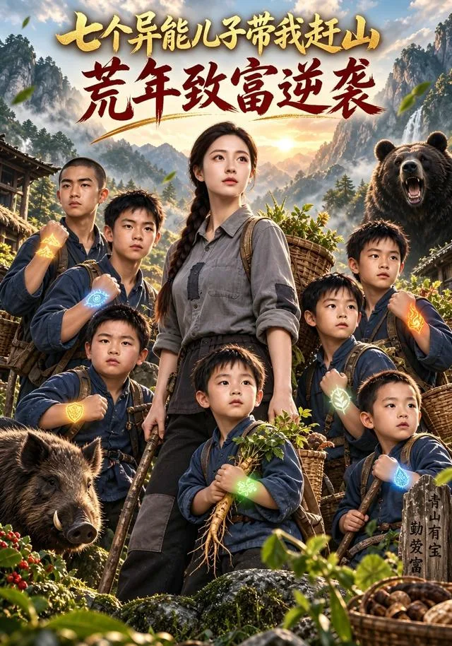 七个异能儿子带我赶山，荒年致富逆袭