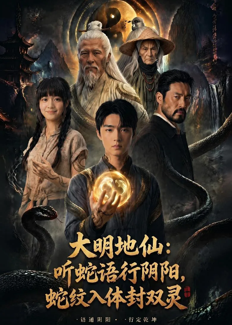 大明地仙听蛇语行阴阳蛇纹入体封双灵Ai漫剧